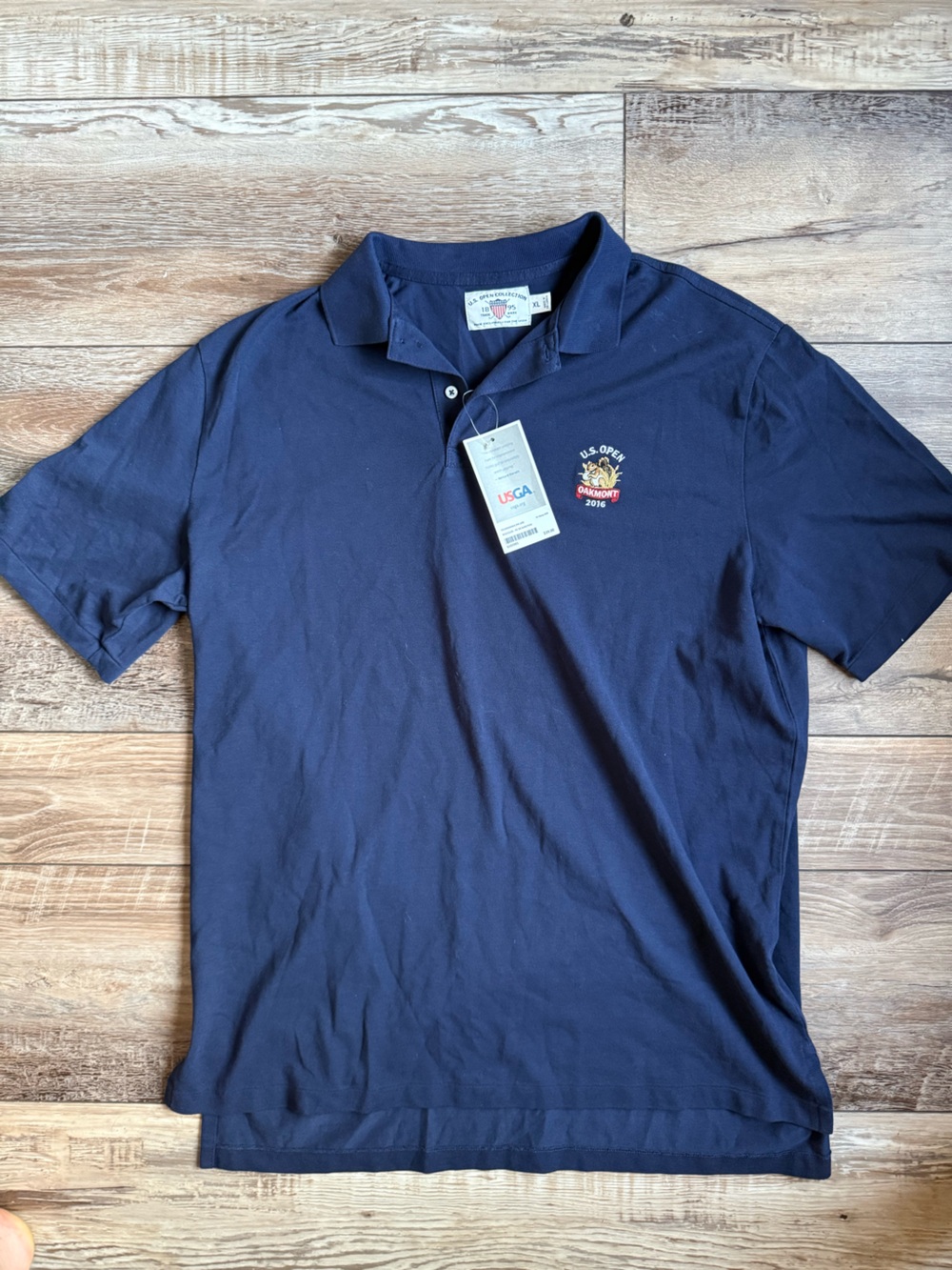 U.S. Open 2016 Embroidered Navy Polo Shirt